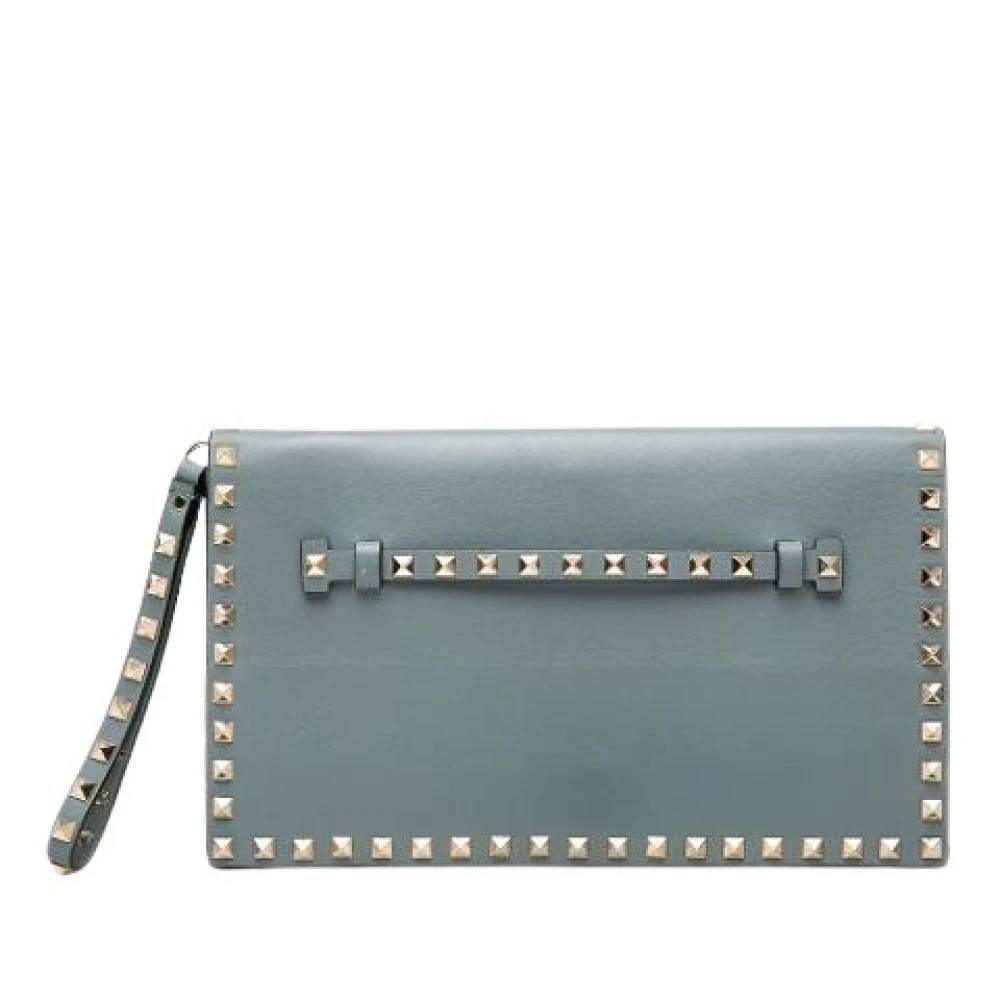 Valentino Vintage - Pre-owned Vintage Studded Clutch Vintage - Dam - ONE Size - Läder