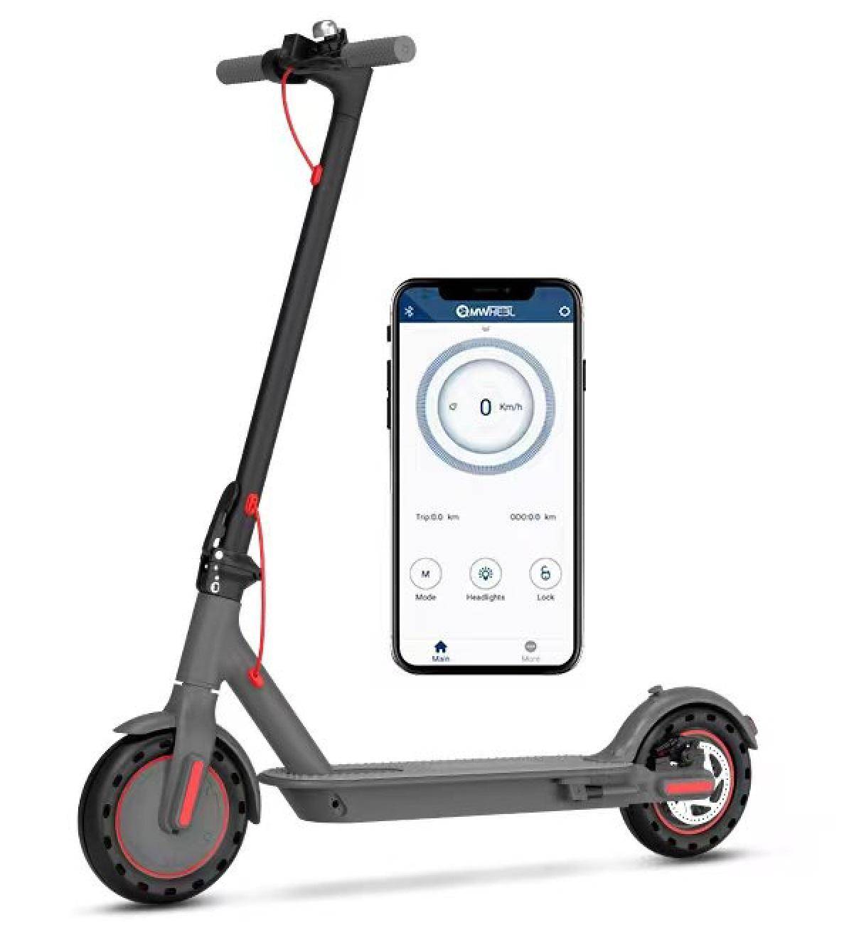 MWHEEL H7 2023 KickScooter Elsparkcykel - 30km/h elcykel kickbike