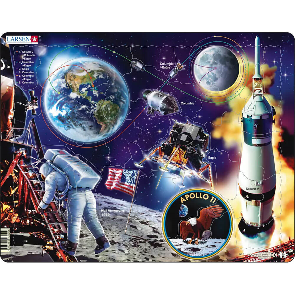 Larsen Pussel 50 Bitar Apollo 11 NB5