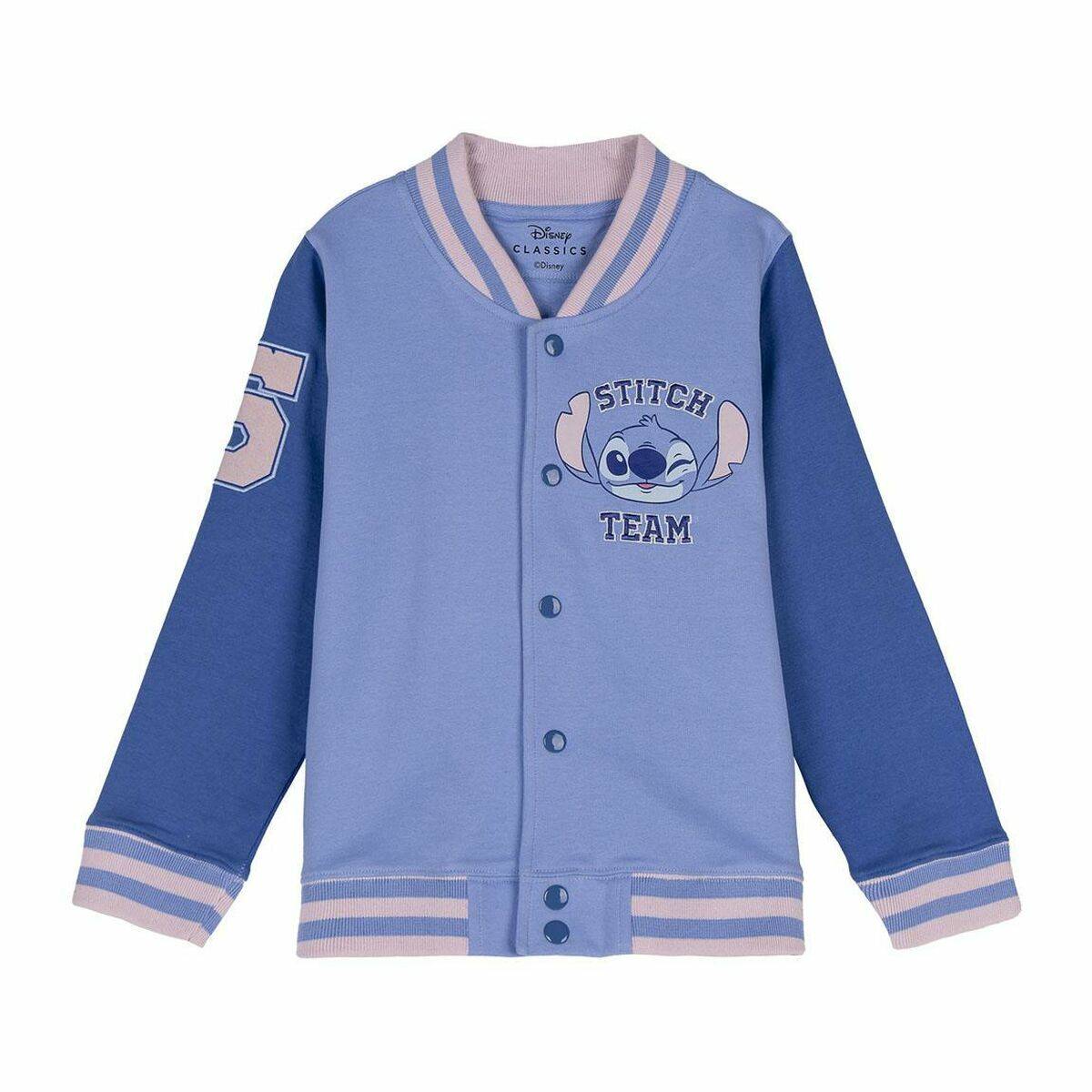 Sweaters uden Hætte til Børn Stitch Blå 14 Ã¥r