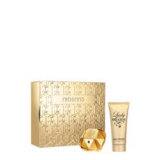Lady Million Edp 50Ml/Body Lotion 75Ml 125 Ml Sæt Bath & Body Nude Rabanne