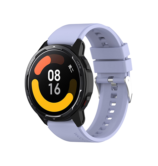 22mm - ACTIVE™ Velo Silikone Rem - Lilla