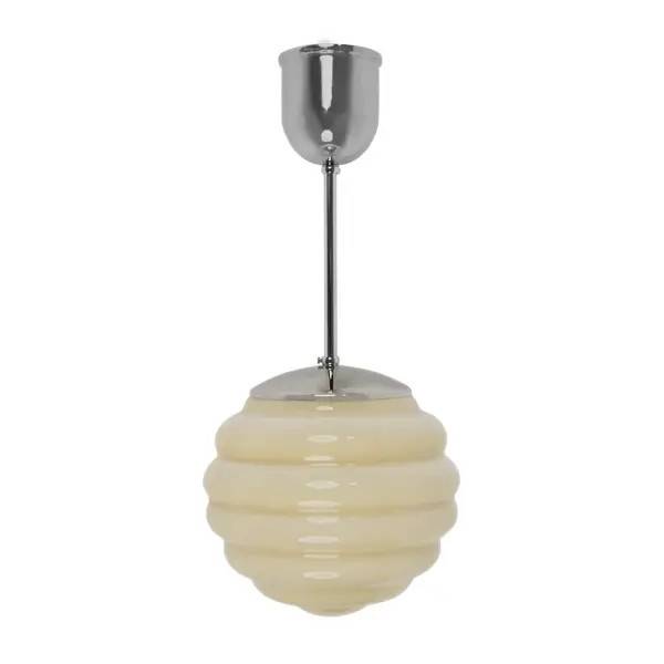 Lampa Bikupa, gul, förnicklad, kort mängd