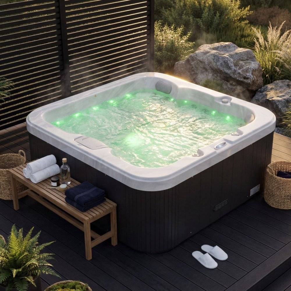 Spabad Zeus Utespa för 6 personer | Balboa® & Lucite® | 2026
