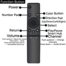 Fjärrkontroll lämplig för samsung tv bn59-01270a bn59-01265a bn59-01266a bn59-01292a ( smart 4k uhd tv 6/7/8/9 series)