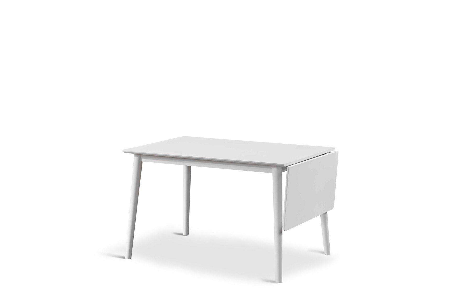 Åland Förlängningsbart Matbord 120-160 cm för 4 personer - Vit & köksbord Stenexpo