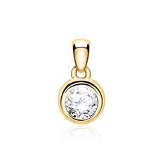 Diamantvedhæng 14 kt. Guld med Diamant - 0,25 ct.