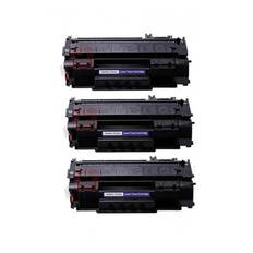 HP 49A/53A combo pack 3 stk - Q5949A/Q7553A Sort 7500 sider kompatibel Toner