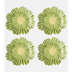 Bordallo Pinheiro Maria Flor Cosmos set of 4 ceramic plates
