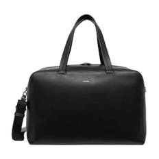 Calvin Klein, Taske, Herre, Sort, ONE SIZE, Læder, Premium Læder Weekender Duffel Taske