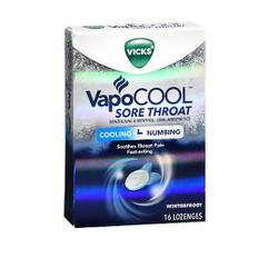 Vicks, Vicks VapoCool Sore Throat Lozenges Winterfrost, 16 Each