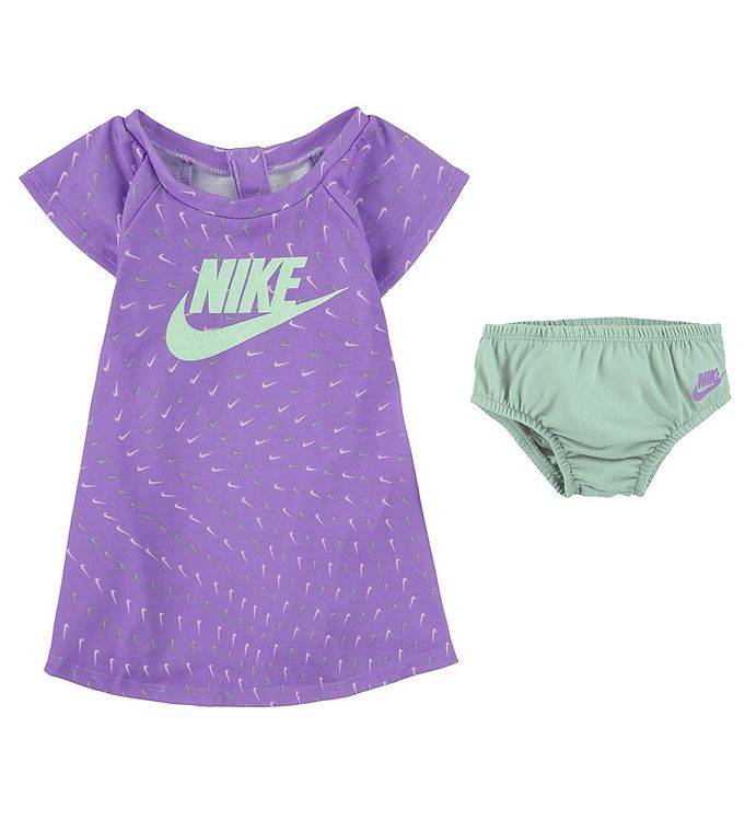 Nike Klänning m. Bloomers - Violet Shock - Nike - 6 mån - Klänning