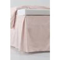 ZACK SATIN sängkappa 60 cm - ekologisk Blekrosa - 90X200