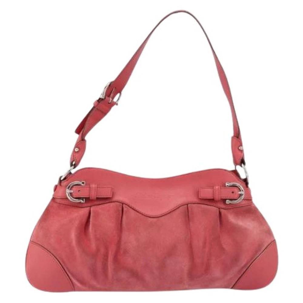 Salvatore Ferragamo Pre-owned - Pre-owned Axelväska i mocka Vintage - Dam - ONE Size - Mocka