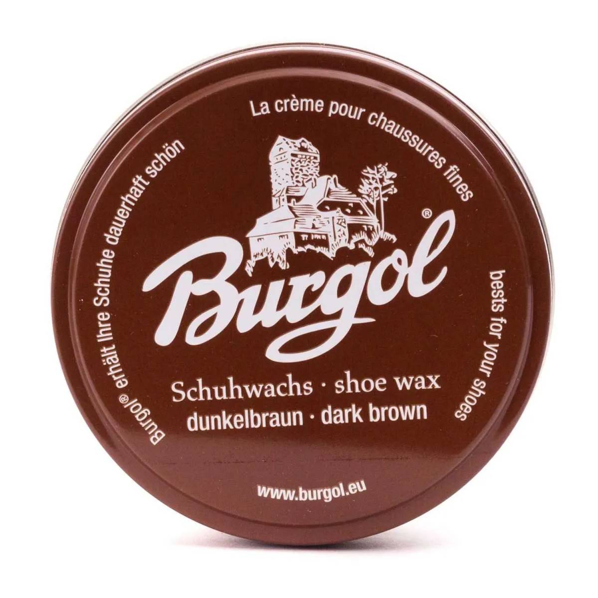 Skopolish voks 100ml - Burgol Mørkebrun