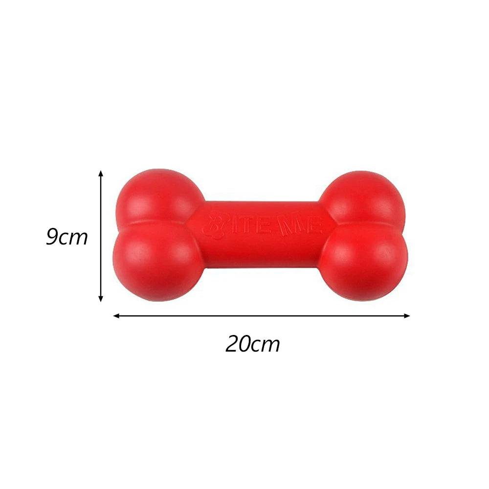 Indestructible TPR Dog Chew Toy for Aggressive Chewers - Bone / As the pictures / SPC (As the pictures)