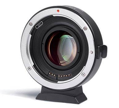 Adapter för Canon EF-objektiv på EOS M kamera