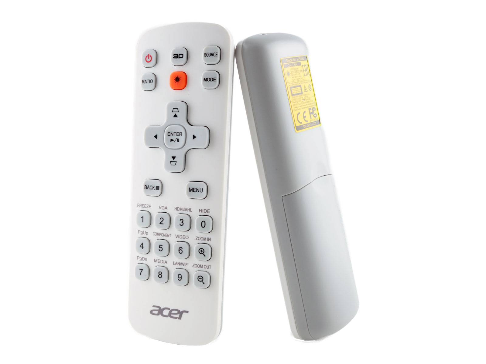 Original fjernbetjening ACER MC.JMV11.00G, J3 LASER, MC.JMV11.005, J-25010, MC..