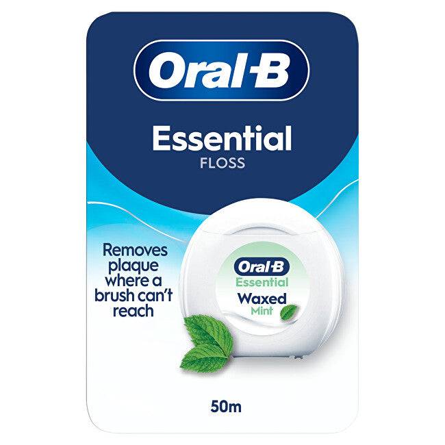 Oral b Essential Waxed Mint Floss - Volume: 2 x 50 ml