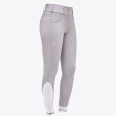 High Waist Silicon Breeches - Ljusgrå - IT38/DE34, Cavalleria Toscana