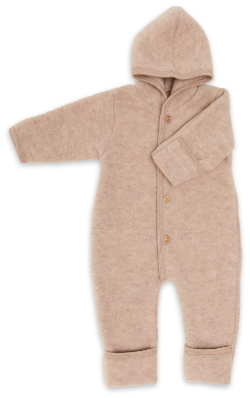 Engel | Hooded overall - Sand - 62/68