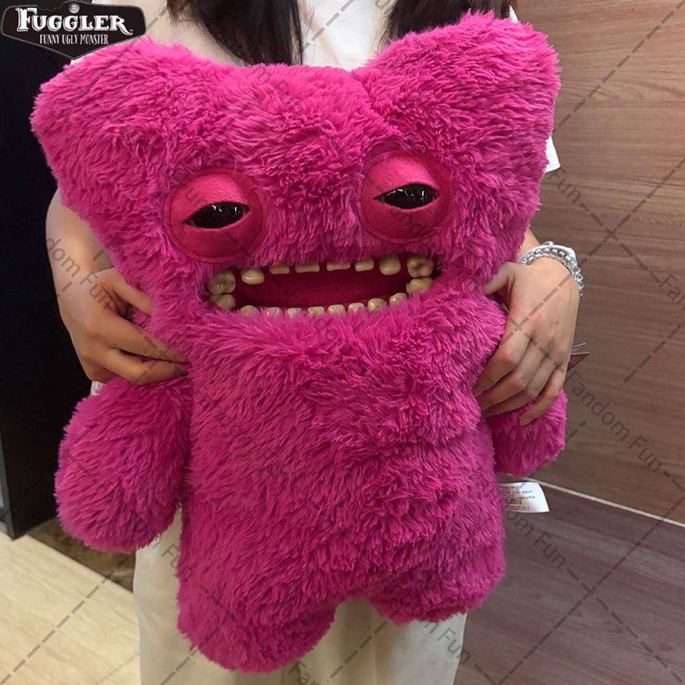 Stor Rolig Ful Tandmonster Gosedjur 38-45cm Mjuk Fluffig Kanin Gosedjur Kudde Kuddle Leksak