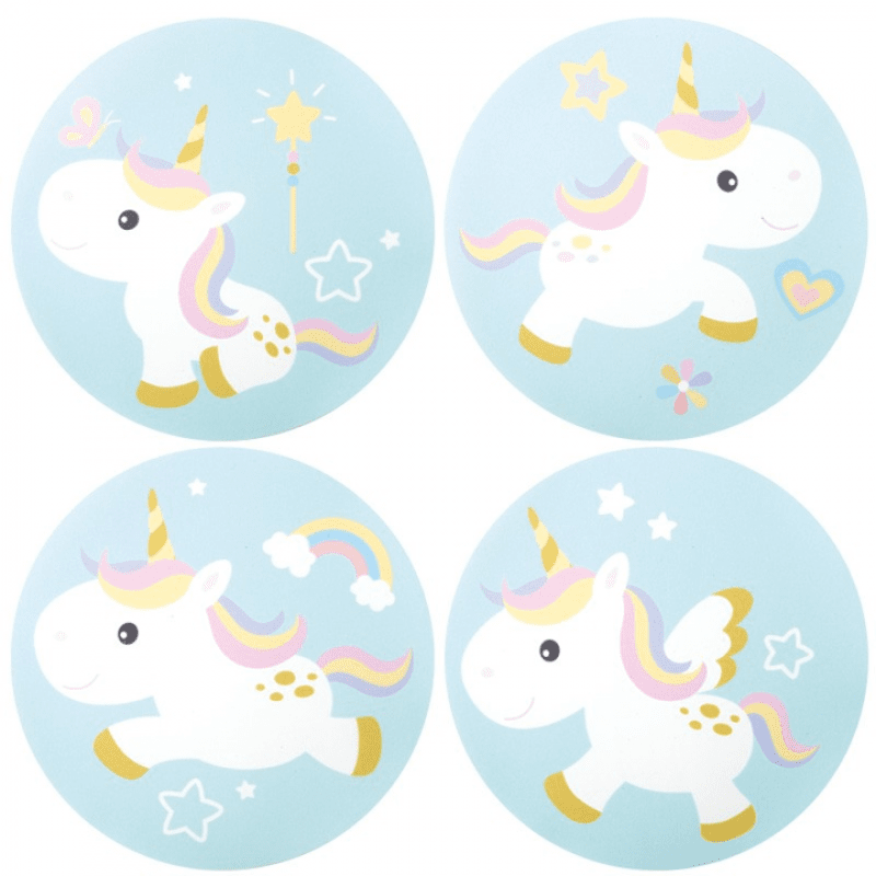 Tårtbild Unicorn / Enhörning 14,5 cm