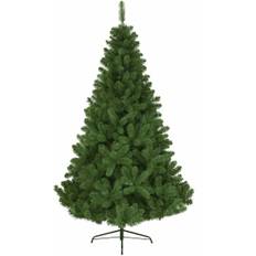 Kunstigt juletræ - Højde 270 cm - Stort, grønt og fyldigt - På fod