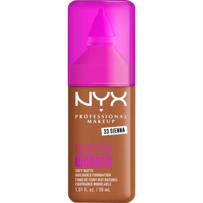 NYX Professional Makeup Make Em Wonder Foundation 33 Sienna 30 ml