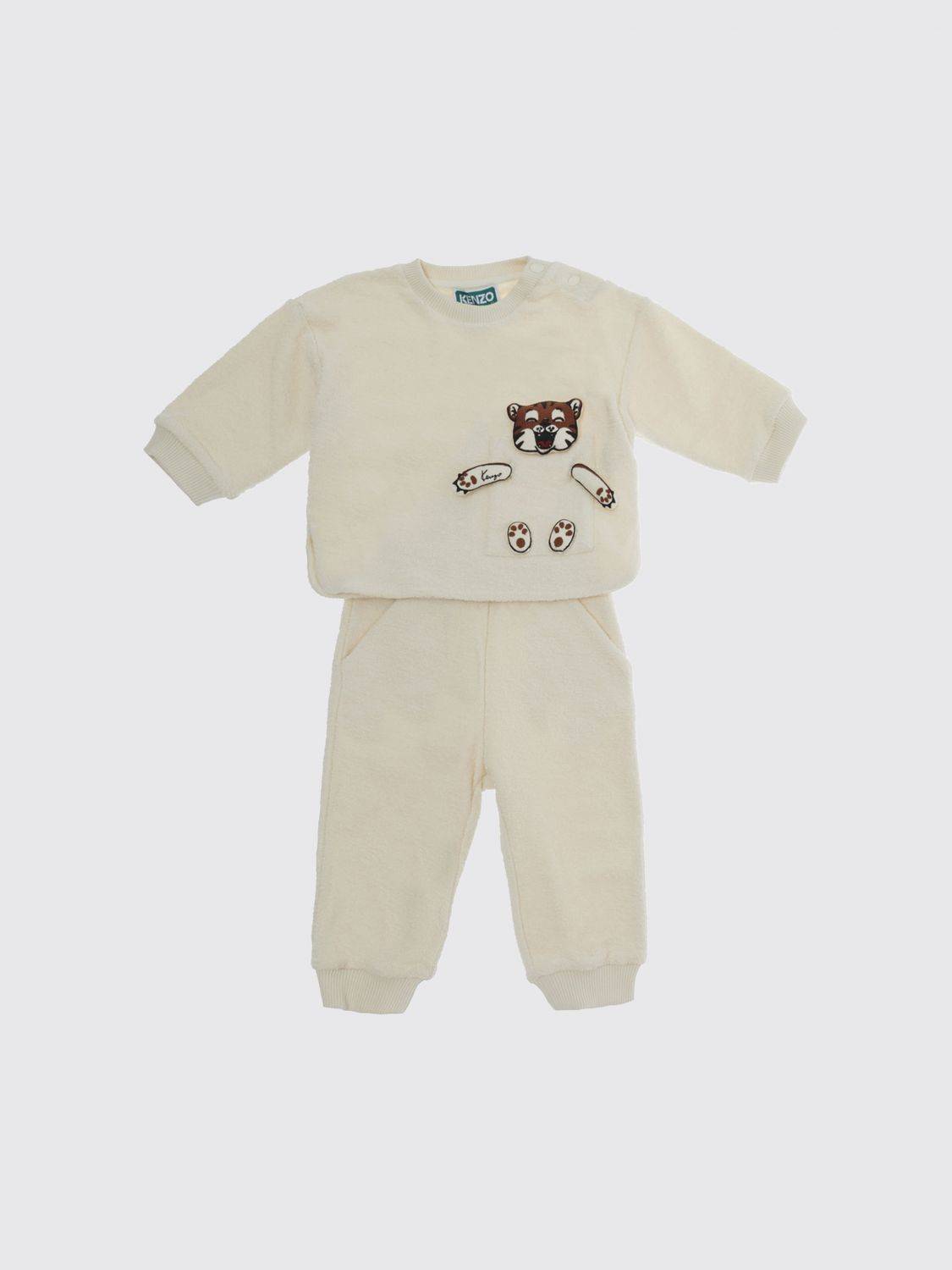 KENZO 2-teiliges Trainingsanzug-Set für Jungen aus Baumwolle mit Stickerei - 6M