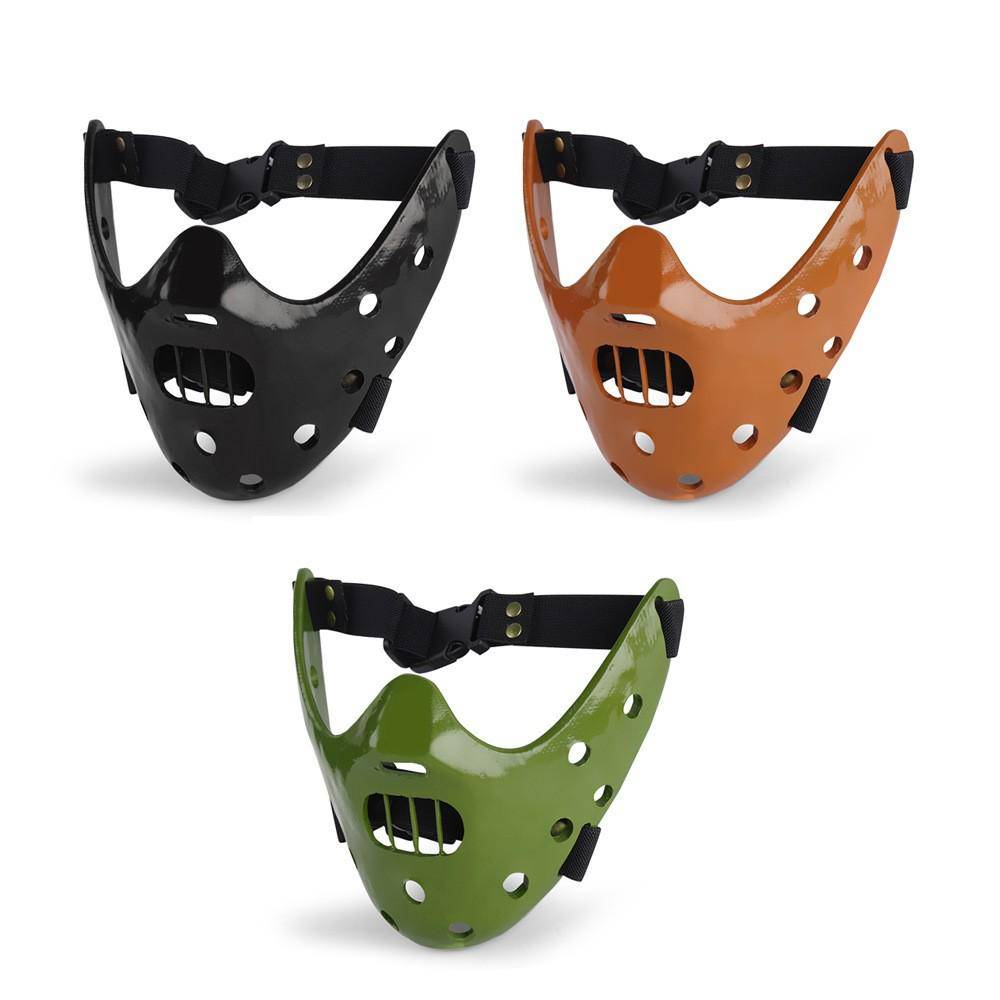 Hannibal Lecter Fårens Tystnad Läskig Halloween Cosplay Mask