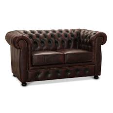 Liverpool Chesterfield soffa 2-sits Oxblod