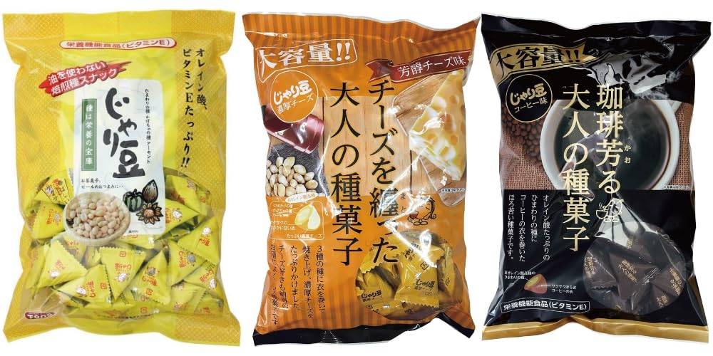 Tono Commercial Jarimame Set of 3 Bean Jari Bean Rich Cheese Jari Bean Coffee Flavor Registration (Jari 340g, 280g, 280g) [Trademark No. 6600754]