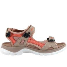 Ecco sandal i beige tekstil str. 41