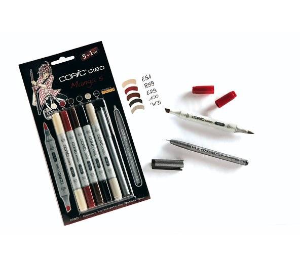 Copic Ciao "5+1"-Set Manga 1 562.0