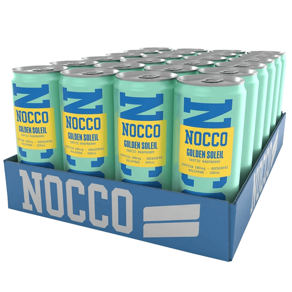 NOCCO Golden Soleil - 24x330ml. (inkl. SE pant) - Energidryck