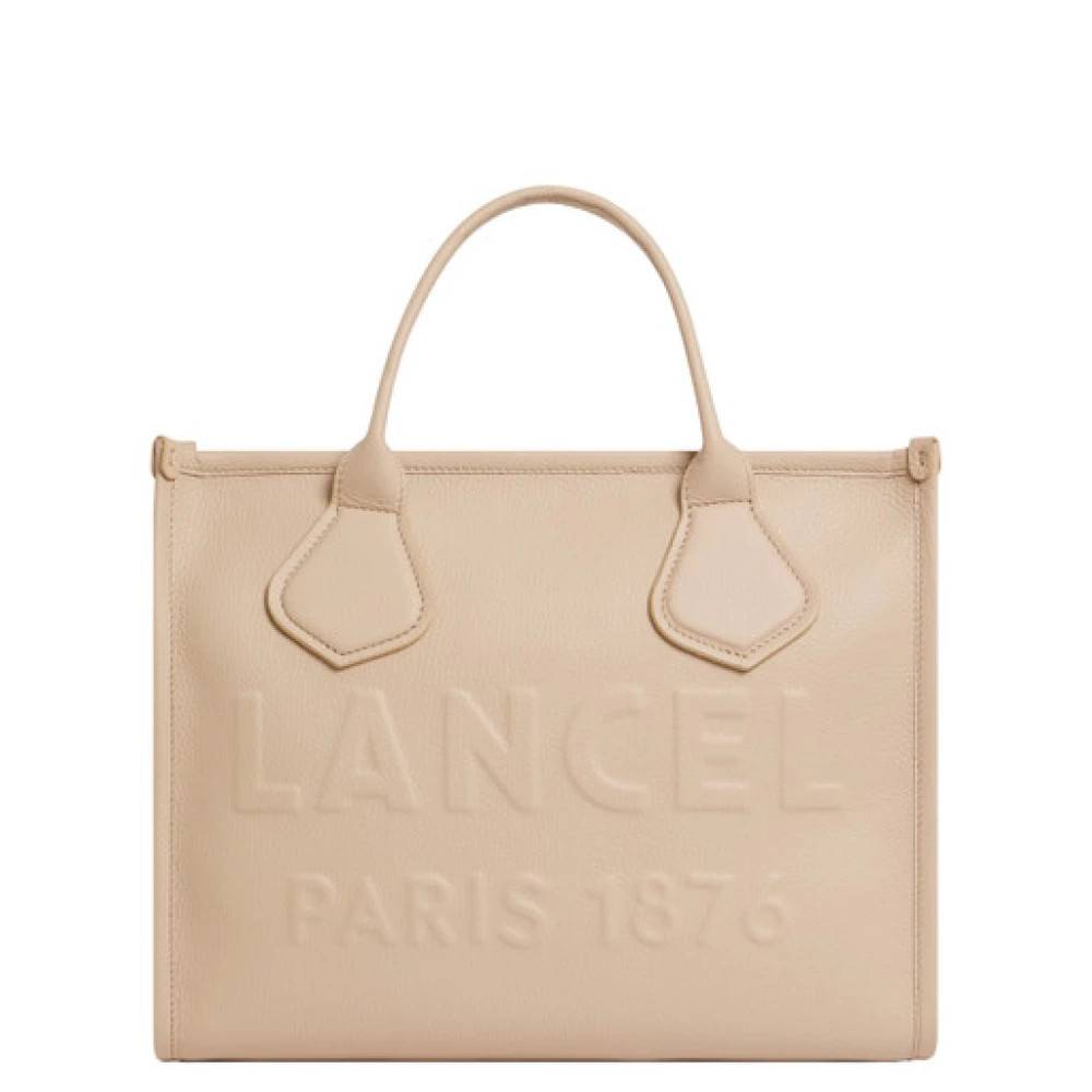 Lancel M Zip Tote - Tasker - Dame - Beige - ONE SIZE - Uld