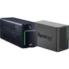 Synology Diskstation Ds224+ 2-bay Nas & Apc Bx750mi-gr Ups Bundle