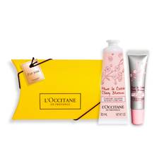 Cherry Blossom Hand Cream 30mL Lip Balm Set Gift Box Gift Birthday Farewell Day Present Gift Women Men Popular L'OCCITANE & Mother's gul