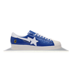 Adidas Superstar Vintage Bape Blue White