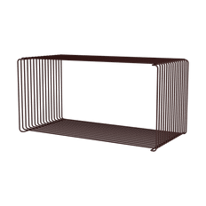 Montana Panton Wire Extended hylla 70x34,8x34,8 cm Black red - Röd