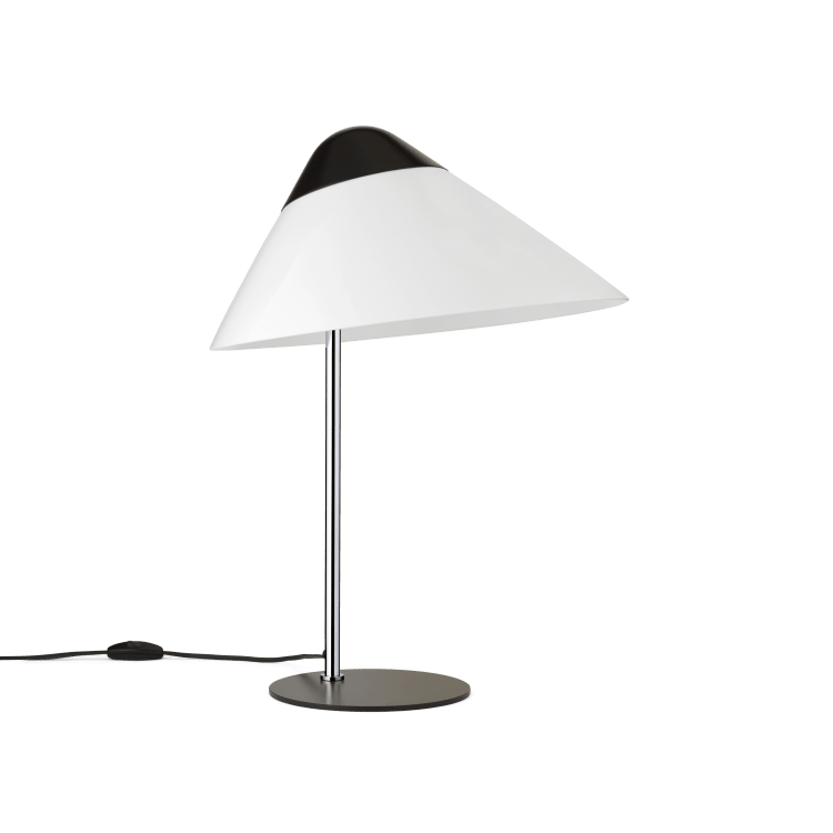 HJW02 | Opala Table Lamp Midi krom, Svart