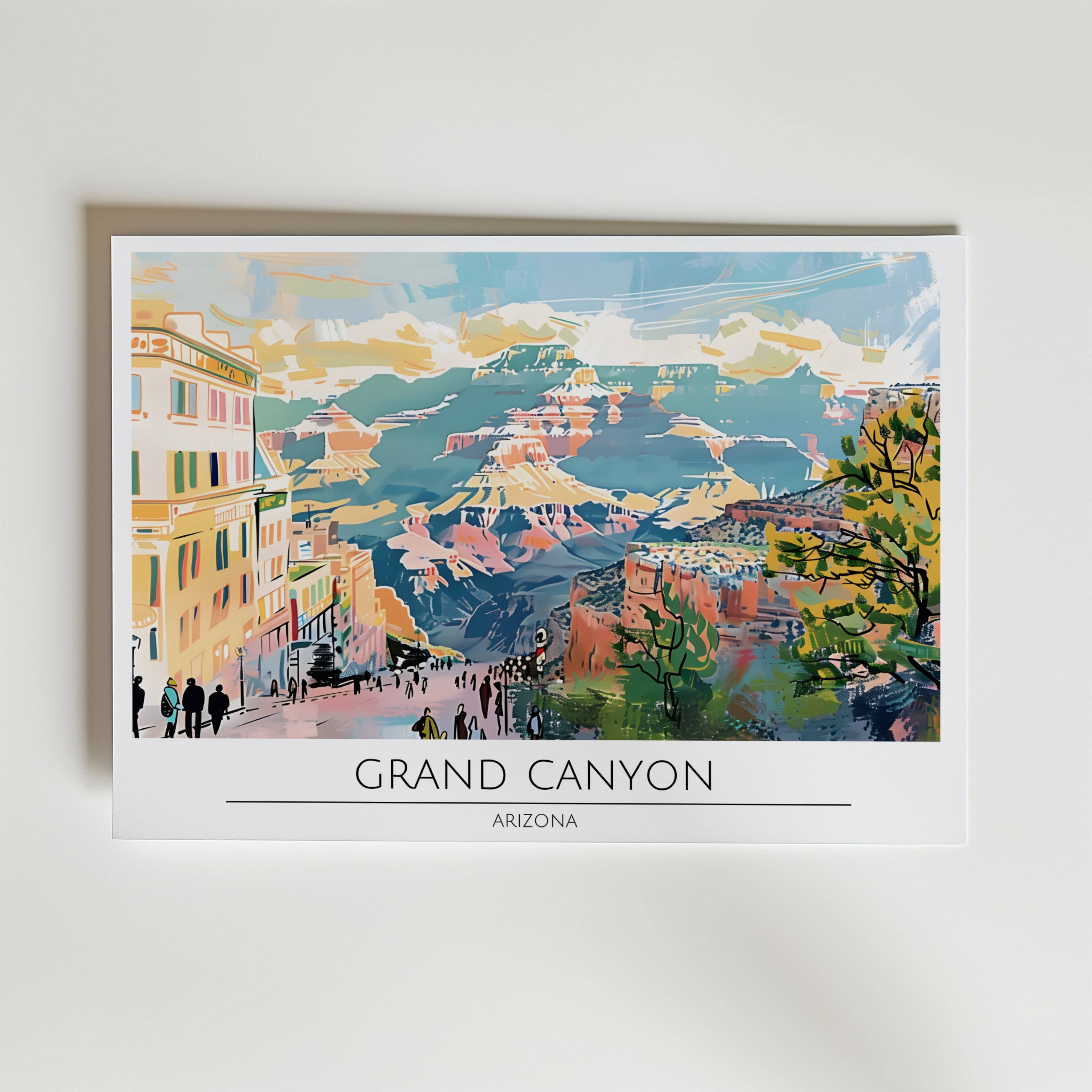 Grand Canyon View Poster - Fine Art Poster 70x100 cm