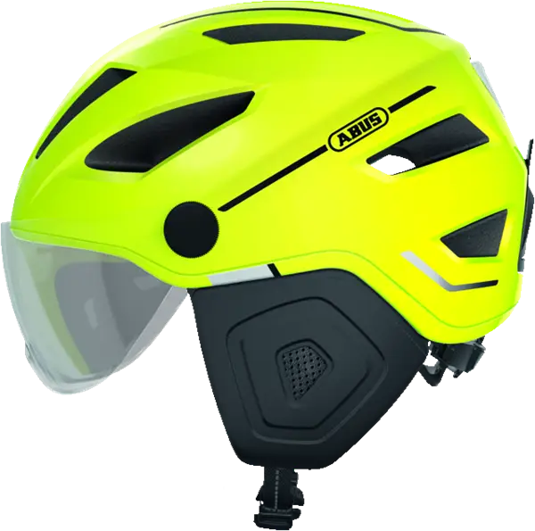Abus Pedelec 2.0 Mips ACE Signal Yellow Visir LED - Large 56-62 cm
