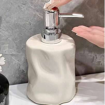 1 st keramisk tvåldispenser/badrumsflaska, inkluderar duschgeldispenser, duschgelflaska, skummande handtvålsflaska, badrumsdekoration för hemmet, höst - Ny modell