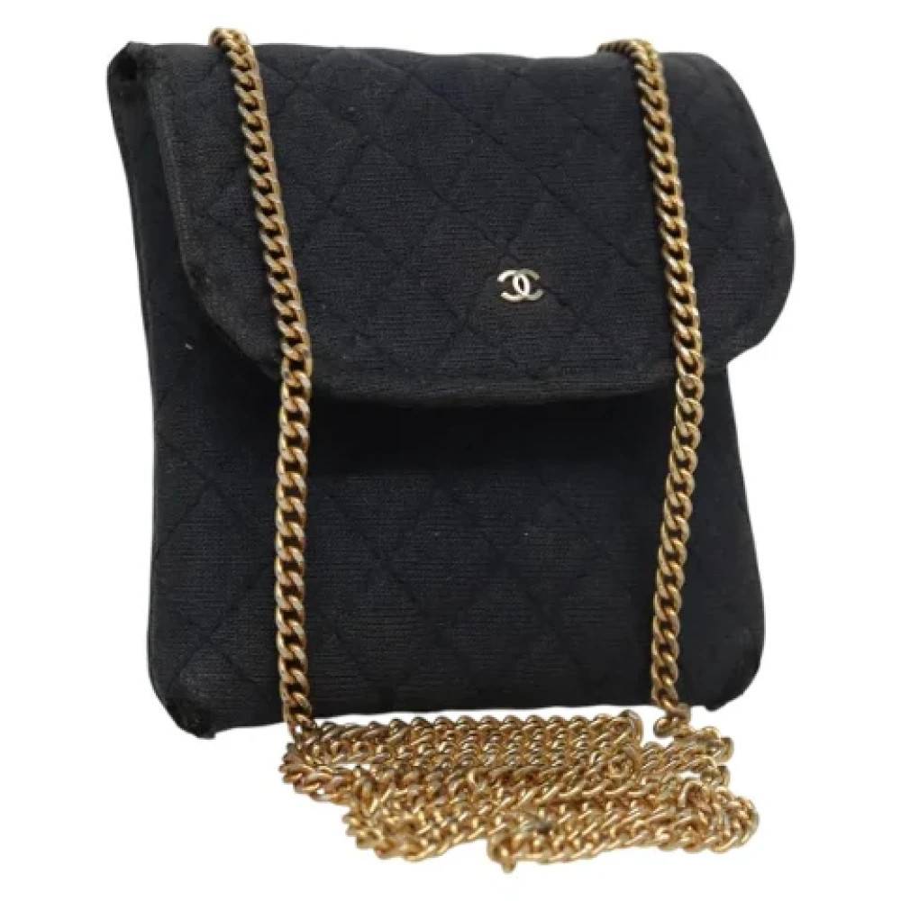 Chanel Vintage Pre-owned Bomuld pouches - Vintage - Dame - Blå - ONE SIZE - Bomuld
