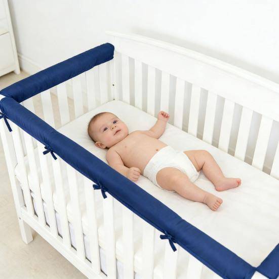 3 st Kofångarremslist Sängkantsskydd för Baby Skydd Tjockt Huvud- och Tandskydd Mjuk Baby gul