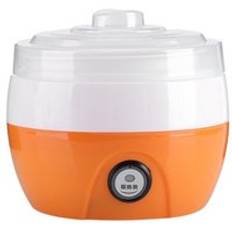1l yoghurt maker 15w 220v 50hz elektrisk automatisk yoghurt maker maskin plastfodral yoghurt diy verktyg k&#xF6;ksutrustning - Gul