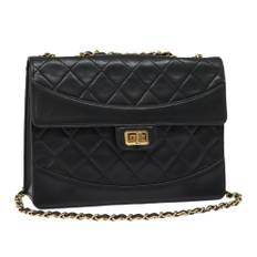 Chanel Vintage Chanel Flap Bag W 25cm x H 17cm x D 7cm - Chanel Vintage hos Magasin