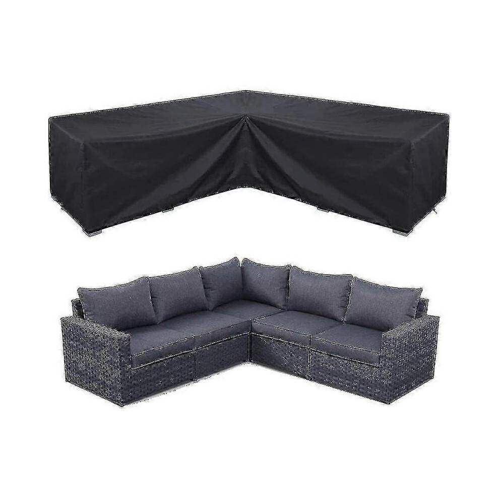 (286*286*82cm) Corner Sofa Cover Waterproof Garden Furniture Set Cover Outdoor Sectional Furniture Cover Cy zxin